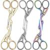 6PCS Stork Scissors, Crane Design Sewing Scissors Stainless Steel Tip Dressmaker Shears DIY Tools for Embroidery, Craft, Needle Work, Art Work