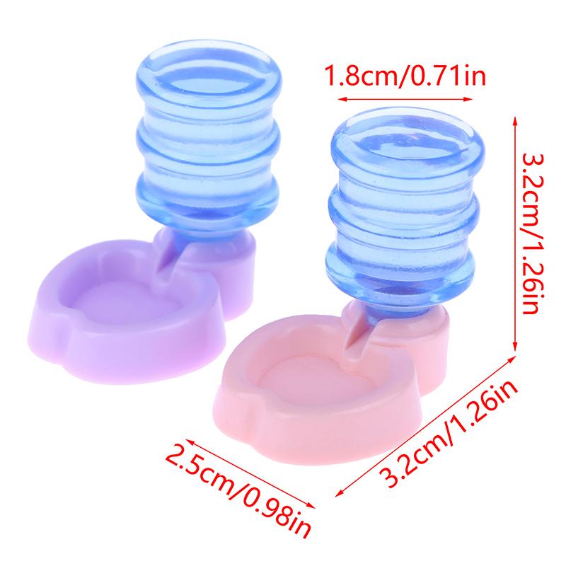 1/12 Dollhouse Mini Pet Water Dispenser Dollhouse Furniture Decor Ornaments Dolls House Accessories Pretend Play Toys