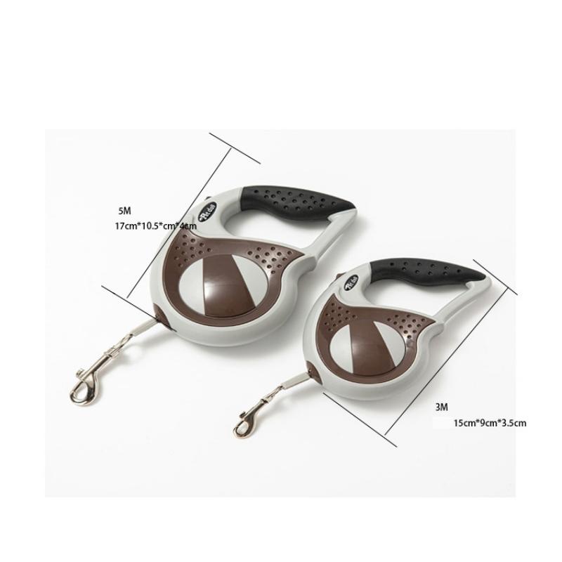 Classic Automatic Retractable Pet Leash 3m/5m Nylon Dog Leash Explosion-proof Dog Leash Upgrade One-button Brake for Dog Travel Training