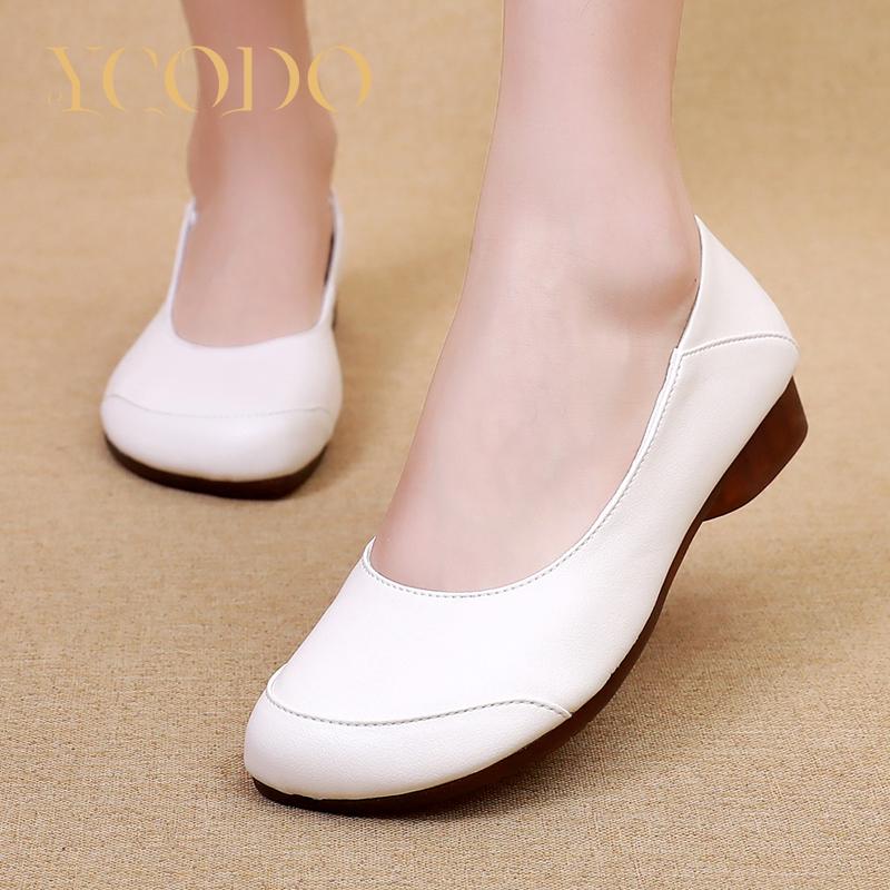 Dámské jarní a letní kožené boty s měkkou podrážkou Comfort Doug, dámské letní ležérní kožené boty