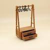 1 Set Dollhouse Models Mini Hanger Miniature Furniture Dry Rack Apparel Hangers Dollhouse Accessory
