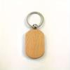 5/10 Pezzi Etichetta Quadrata in Legno Portachiavi Accessori Portachiavi Auto in Legno Pendente Moda per Borsa Porta Chiavi Scheda di Legno Vuota