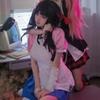 Danganronpa Mikan Tsumiki Cosplay Outfit Mit Perücke Anime Halloween Verzweiflung Ultimative Krankenschwester Uniform Hausmädchen Kostüm Komplettes Set Für Frauen