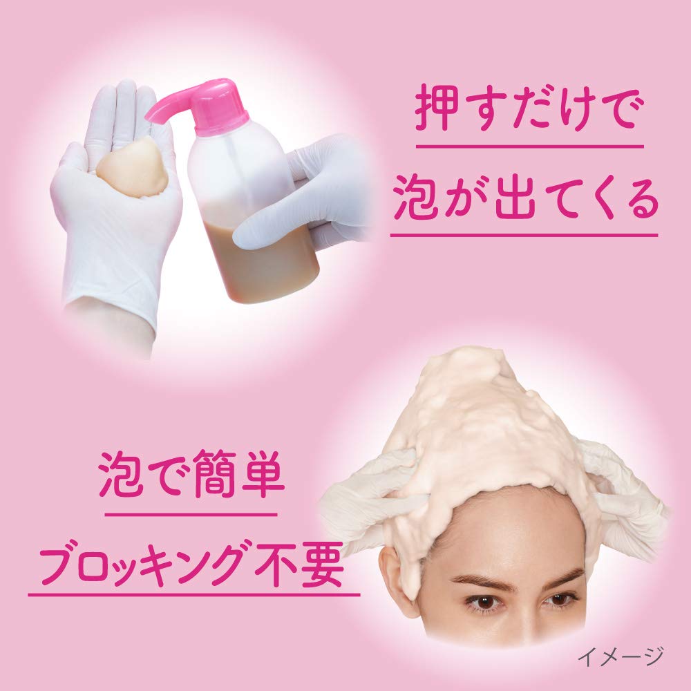 Blaune Foam Color 3P Light Pure Brown 1 Piece [Quasi-drug] (x 1)