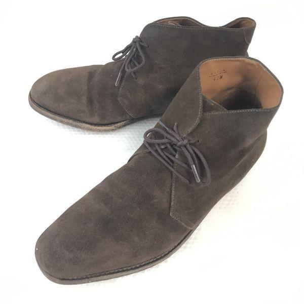 

Bexley Handmade Suede Goodyear Chukka Boots 42.5 27-27.5cm Brown