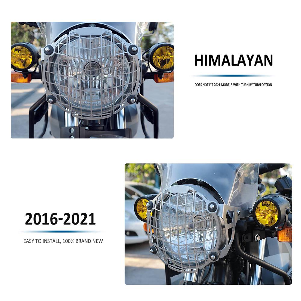 For Royal Enfield Himalayan New Motorcycle Aluminum Headlight Grille Guard Front Lamp Grill Cover Head Light Protector 2016-2021