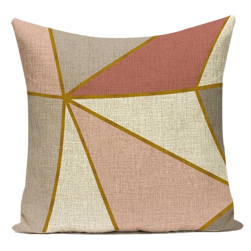 Geometric Home Pillowcase Animal Deer Car Nordic Home Decor Room Decoration Colorful Throw Pillows Custom Print Cushion Cover