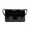 Geantă Crossbody de Umăr cu Închidere Magnetică Împletită pentru Femei Negru 578004V1EP38425