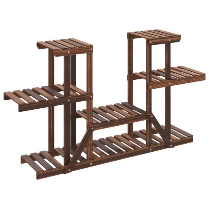 VidaXL Support à fleurs 110x25x73 cm bois massif de sapin 362853