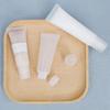 Clear Plastic Refillable Lip Balm Tubes Angled Nozzle for Precise Application Small Cosmetic Containers Empty Bottle