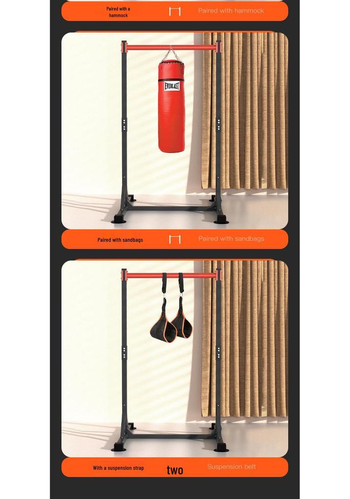 Pull-Up and Dip Bar for Indoor Fitness – Floor-Standing Children's Stretching and Hanging Equipment