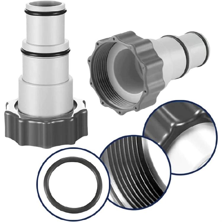 1.25" To 1.5" Hose Adapter Replacement Hose Adapter with Collar Replacement Hose Adapter Pool Fittings  Connections