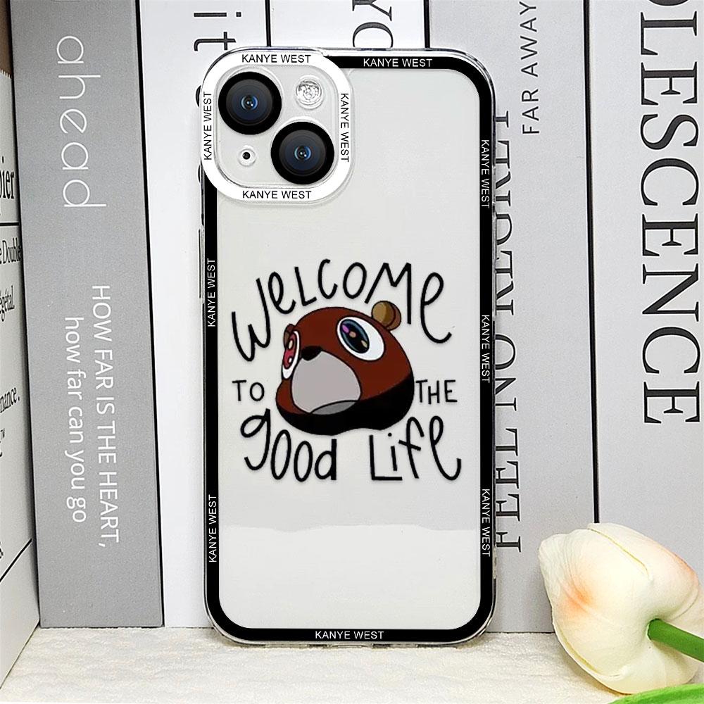 

Funny Kanye West Ye Minimalist Poster Phone Case for IPhone 16 15 14 13 12 11 Pro MAX Mini XS X SE20 8 7 Plus Cover Clear Fundas For iPhone 15 ProMax