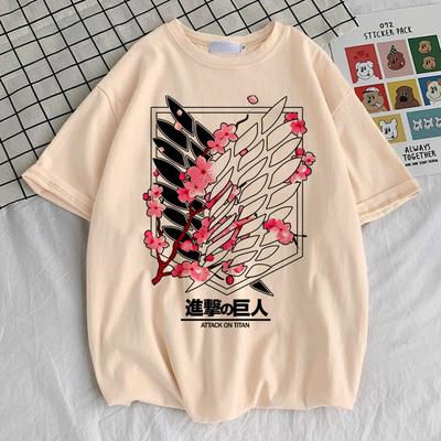 Attack On Titan Tshirt Girl Vintage Pop Culture Comfortable Digital Top Tees Streetwear 2000s Anime Women Retro Pop Culture Unisex