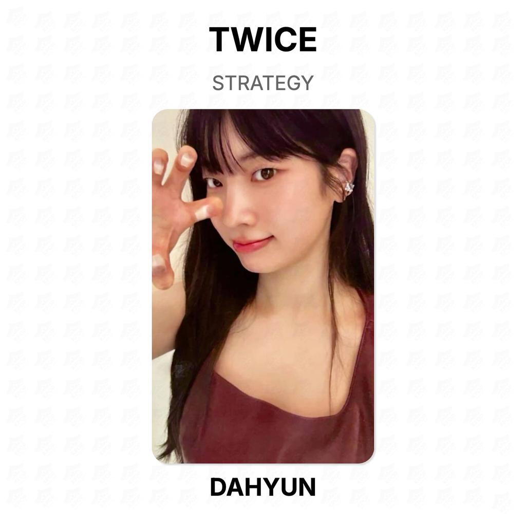 Twice STRATEGY Offizielle Fotokarte