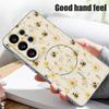 Lotus Sunflowers Pattern Case For Samsung Galaxy S26 Ultra S25 Edge S24 Plus S23 FE S22 A17 A54 A55 A56 A57 5G Magnetic For Magsafe Matte Cover