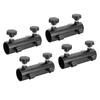 4pcs Camping Tent Rod Holders Windproof Awning Rod Holder Portable Tent Fixed Tube Pole Stands for Fishing Hiking