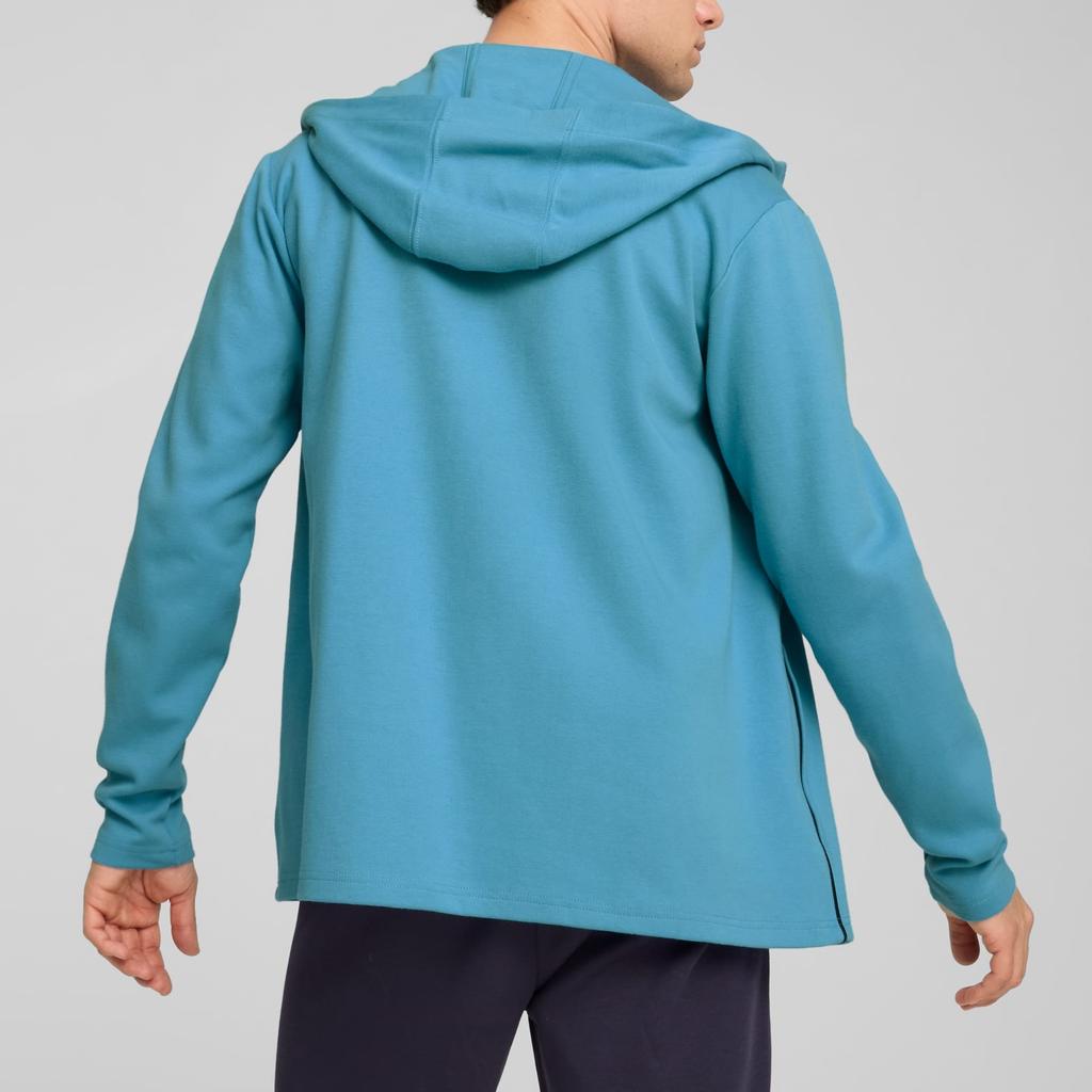 Puma Manchester City Casuals Kapuzenjacke Herrenjacke Meerblau 777565-31