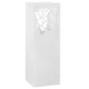 Vidaxl Suporte Para Guarda-chuvas, Design de Pedrinhas, Aço, Branco