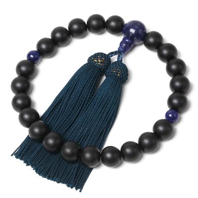 Prayer Beads Made In Japan Ebony 22 Beads Sodalite Style Bag Handmade Prayer Beads for Men Can Be Used by All Denominations Domestic Recitation Prayer