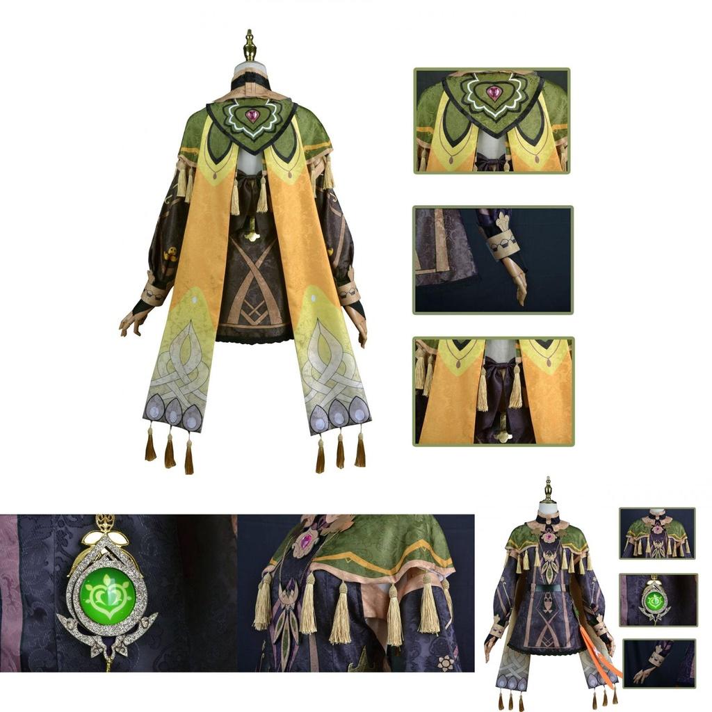 Genshin Impact Collei Halloween Costume Set High-quality And Highly Restored