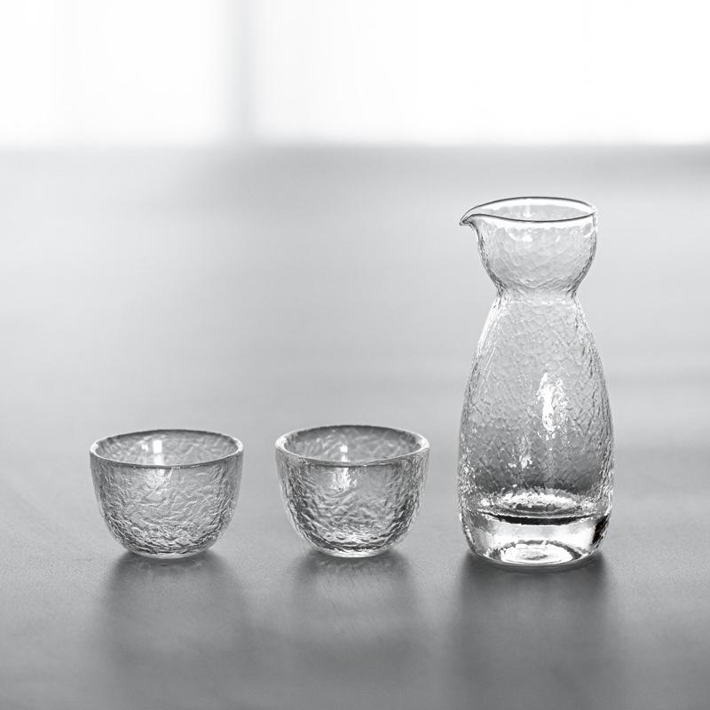 

Japanese Creative Sake Set Bar Set Glass Sake Cup Warming Cold Ice Wine Pot Shot Glass for Home Hotel Drinkware Barware Supplies