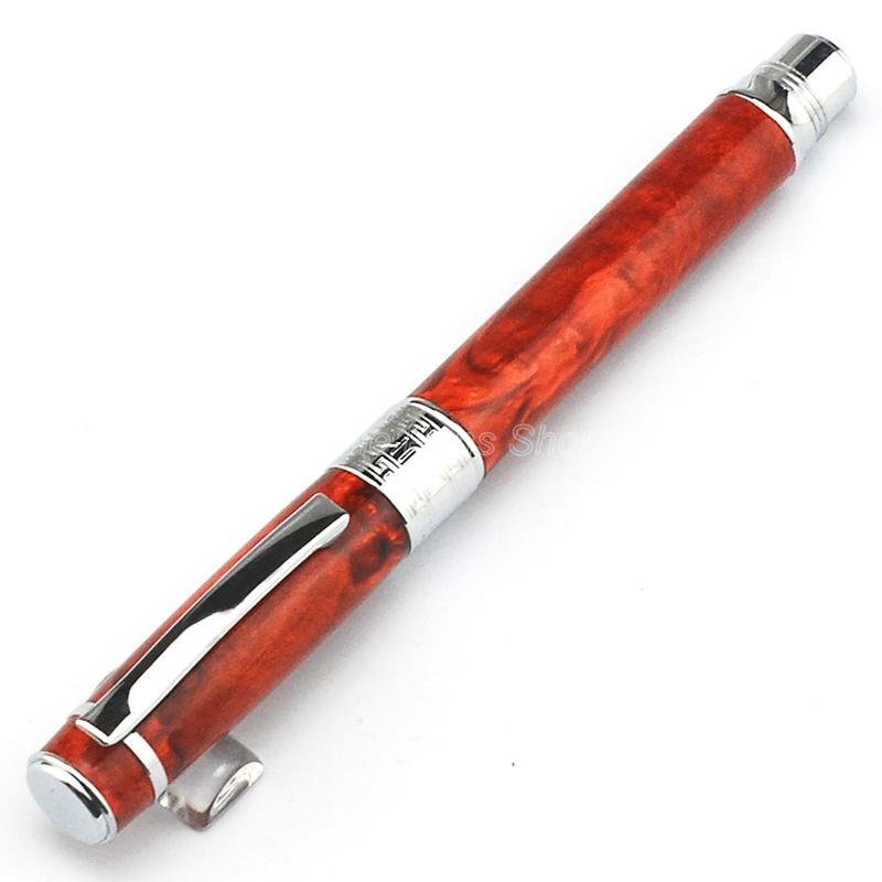 Duke 932 Brown & Silver Metal Rollerball Pen Professional Writing Pen DRP011