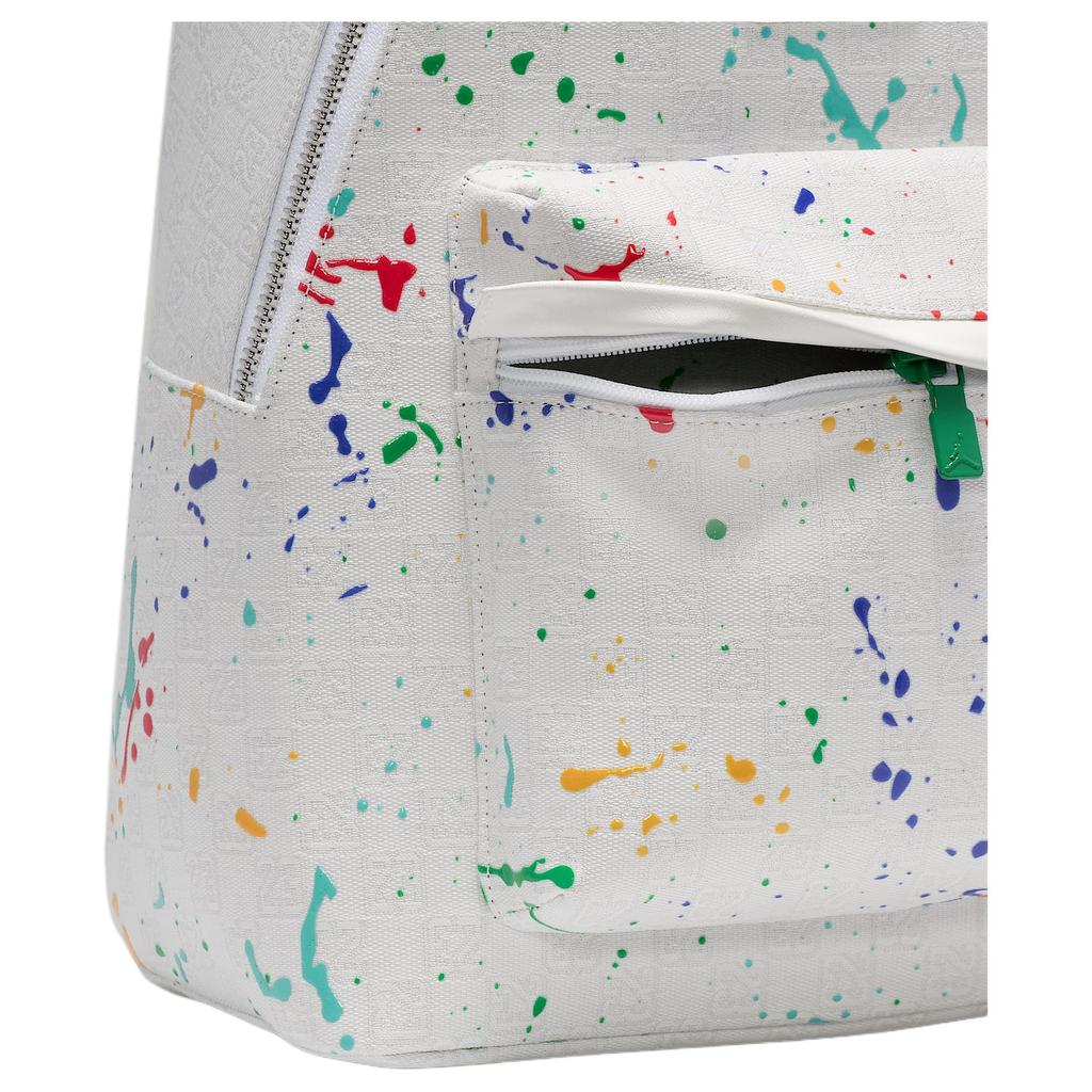 New Jordan Monogram Polyester Backpack Unisex White FJ6784-133