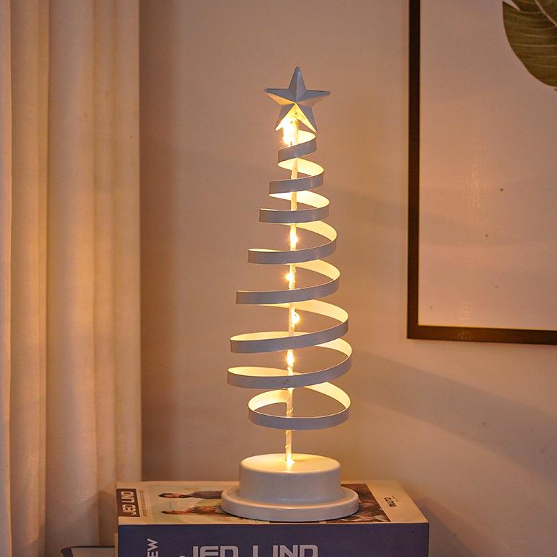 New LED Star Christmas Tree Lights: Ornament, Holiday Atmosphere, Bedroom Decoration, Small Table Lamp.