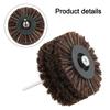 1pc 3/6mm Pole With 3pcs Brush Head For Superior Cleaning Buffing Tools Parts 60mm Polishing Cleaning Brush Head Accessories