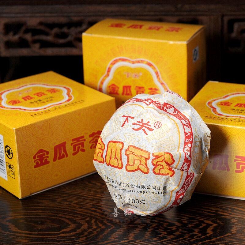 Чай Юньнань Пуэр Shimonoseki FT Special JIN GUA Tribute Puer Tuocha 100г — фото 3