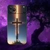Art Bible Christian Cross Phone Case For iPhone 17,16,15,14,13,12,Pro,Max,Plus,E,SE4,Air,Mini Black Soft Box