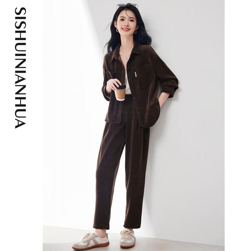 Like Water Years Women's Elegant Long Sleeve Top & Pants Set