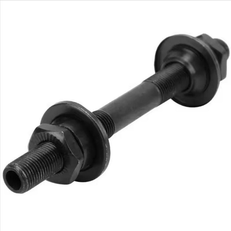 Bike Hub Shaft Mountain Bike Hollow Hub Shaft Quick Release Steel Hub Axle Bike Front Rear Axles Hollow Hub Shaft Lever