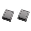 2X Rear Seat Buckle Hand Adjustment Switch Cover Rear Seat Handle For Lifan X60 Accessories Grey