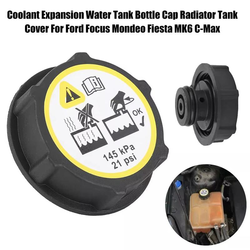 Coolant Water Radiator Expansion Tank Cap 1301104 1224233 31368311 Car Accessories for Ford Focus MK3 C-Max Mazda 3 5M5H8K218AA