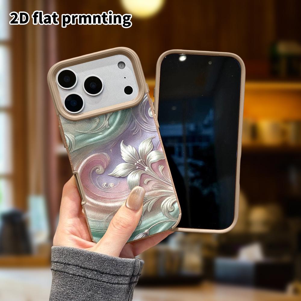 Phone Case: Lambskin 2D Flat Samsung Galaxy A34 A35 M05 M06 S20 S22 S21 FE Plus 5G Protective Case, Embossed Lily, Christmas and Halloween Gift