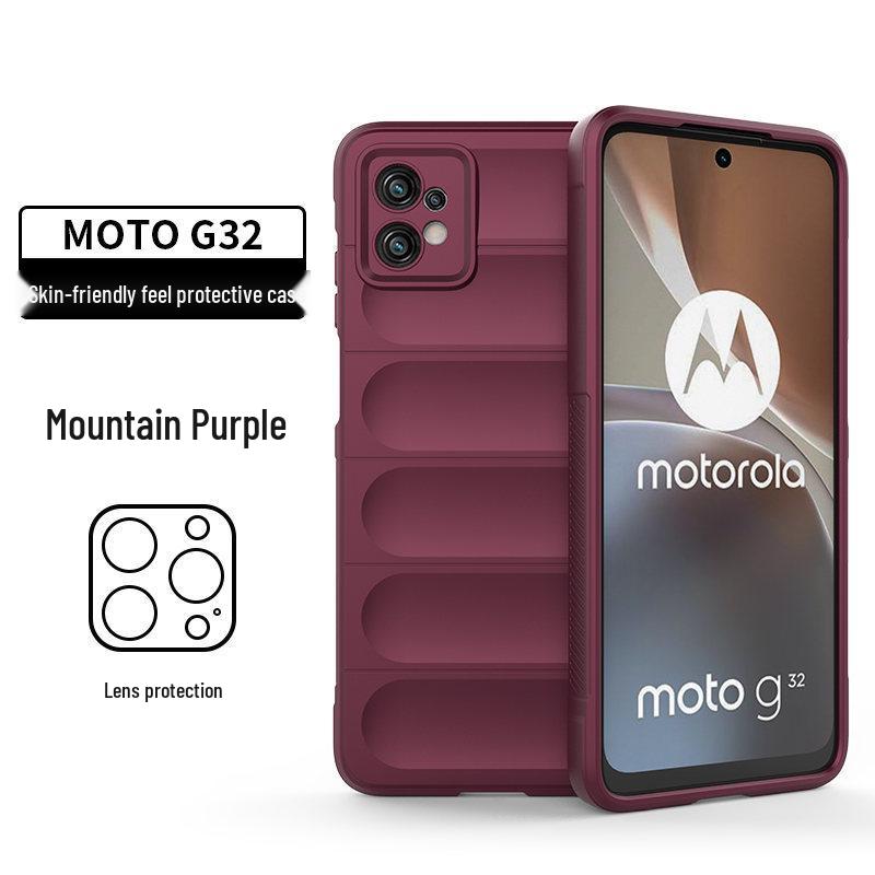 Motorola G32 Silicone Anti-Slip Protective Case, Phantom Shield, Drop-Resistant for G86