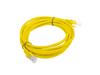 Patchcord Lanberg UTP Kat.5e 3m Żółty