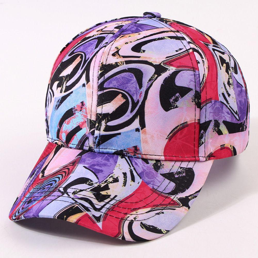 Baseball Caps Women Men Spring Summer Hat Graffiti Baseball Cap Street Dance Hip Hop Korean Style Casual Sunshade Snapback Hat