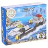 Construction Bricks 2 in 1 Police Boat Robot