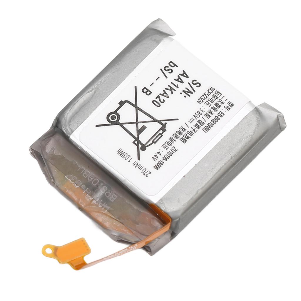 EB BR810ABU Akku-Ersatz für Galaxy Watch Gear S4 42 mm SM R810 R815U, 1,03 Wh, 270 mAh, 3,85 V