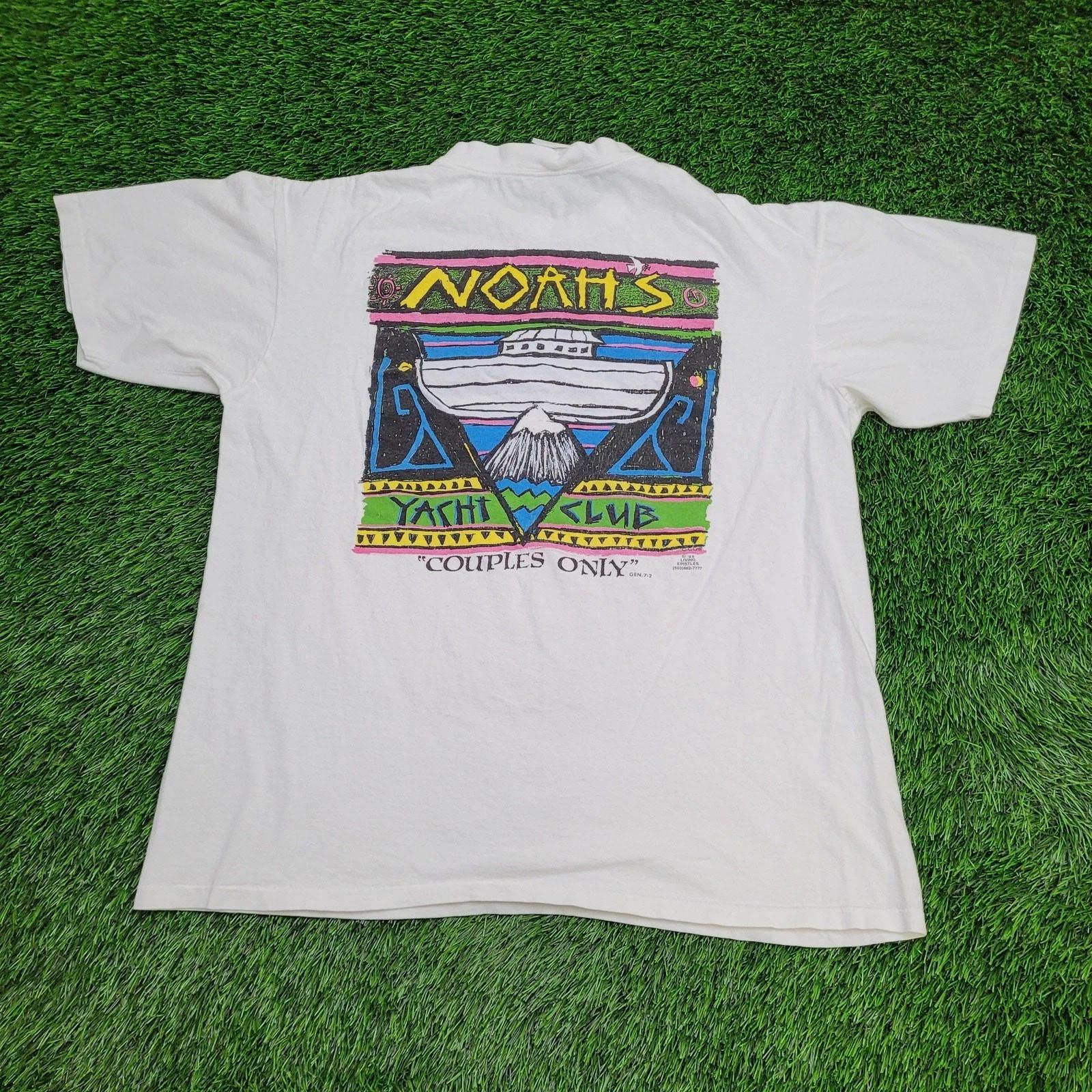 Vintage 1989 Living-Epistles Shirt Large 22x27 Noahs-Ark S
