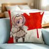 Canada Hetalia-A Williams Pillow Case Square Double-Sided Sofa Cushion Cover Bedroom Bedside Pillow Gift