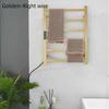 Electric Heating Timed Towel Drying Rack Household Bathroom Intelligent Electric Towel Rack Homestay Hotel Carbon Fiber