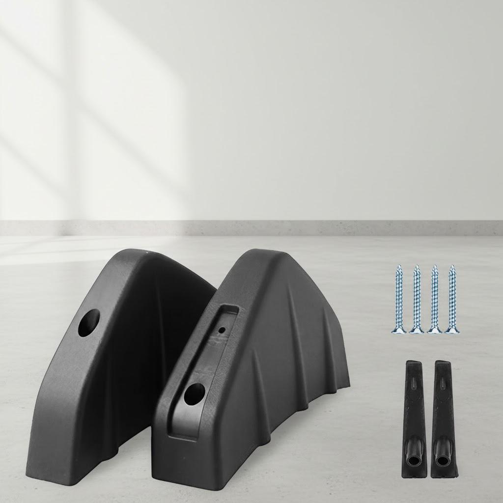 

2PCS Universal Black Rear Bumper Diffuser Car Spoiler Protector for SUVs Sedans All Vehicles Easy Install Upgrade