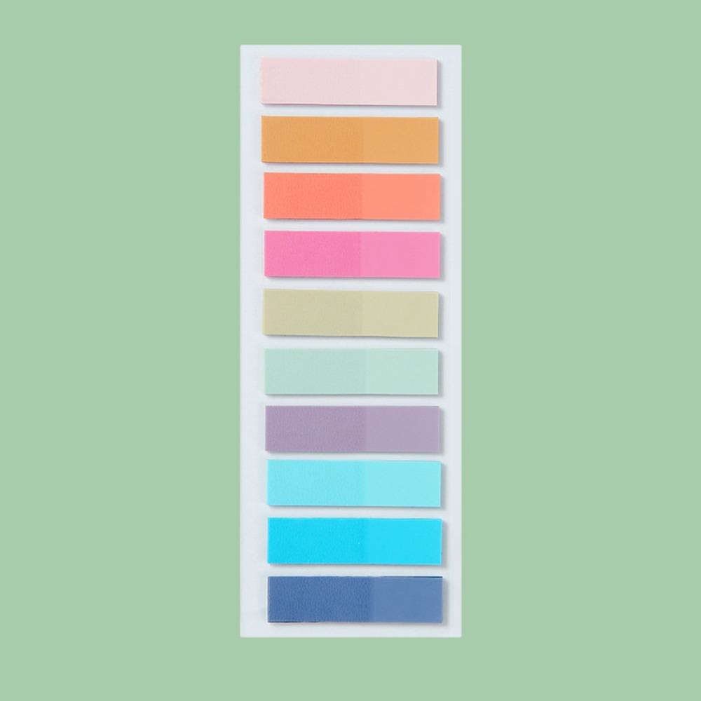 PET Material Index Sticker Translucent Page Marker European Retro Index Tabs  Organization