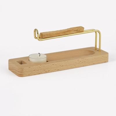 Palo Santo Holder Desktop 3 In 1 Furnishings Table Centerpiece Multifunction Incense Stick Holder Ash Catcher Desk Home Decor