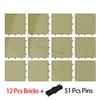 Wholesale 16X16 Pixel Art Building Blocks Bottom Plate 65803 Bricks Baseplate Part Compatible 31212 21333 98138 Pixel Toys Gifts