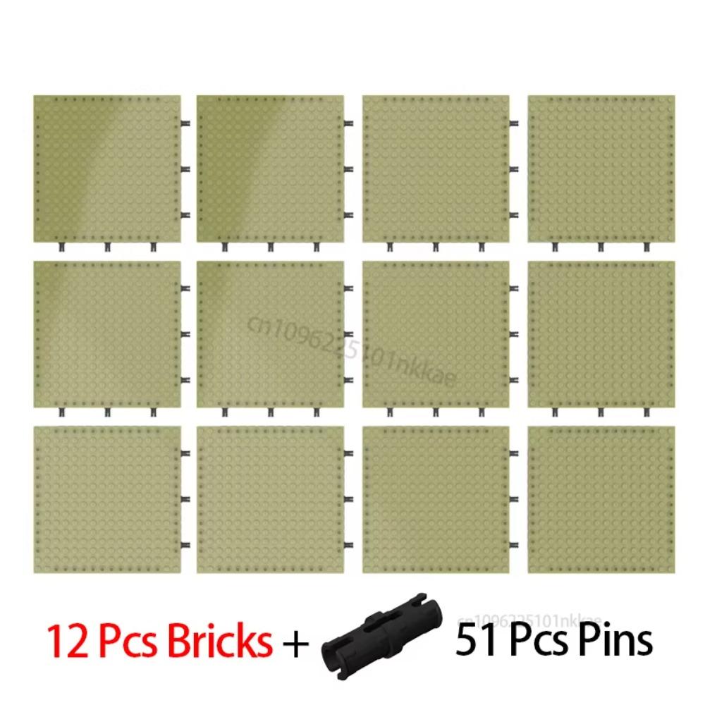 Wholesale 16X16 Pixel Art Building Blocks Bottom Plate 65803 Bricks Baseplate Part Compatible 31212 21333 98138 Pixel Toys Gifts